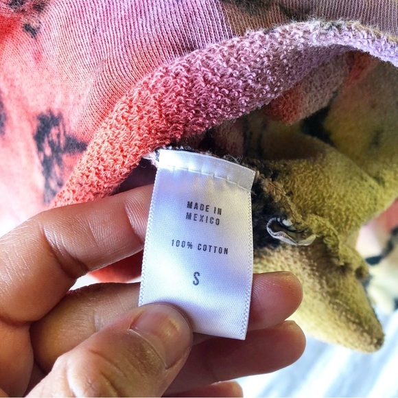 ANTHROPOLOGIE | LETLUV ZOEY TIE-DYE SWEATSHIRT SMALL - Picture 7 of 8